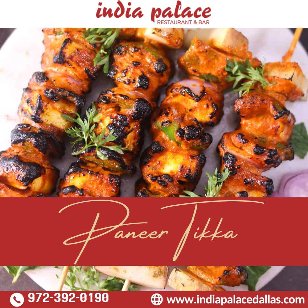 Try Paneer Tikka At India Palace